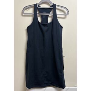 Girlfriend Collective Women’s Medium Navy Blue Racerback Activewear Dress NWT